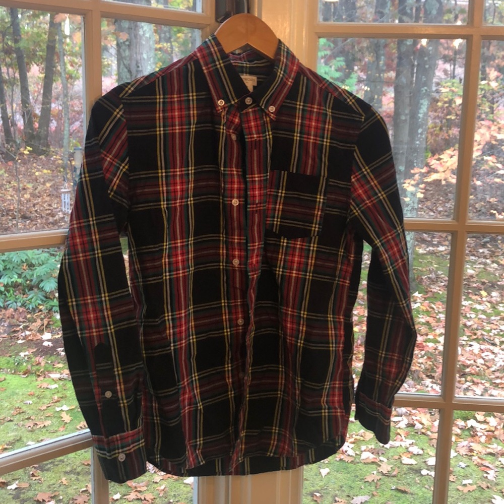 Plaid dress shirt
